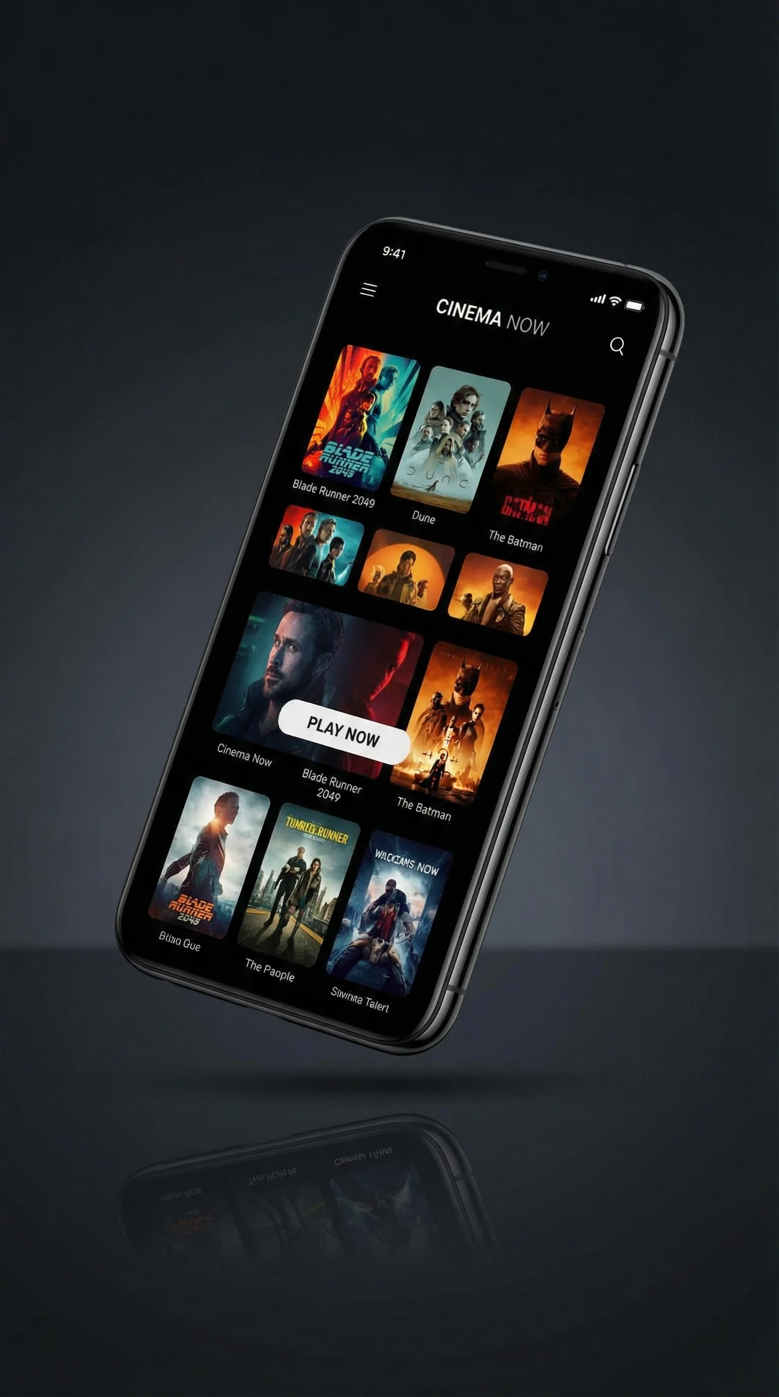 暗网视频 | 戛纳/柏林/威尼斯获奖影片 | 暗网是最全艺术片库移动端应用界面预览 - 一镜到底长镜头电影浏览